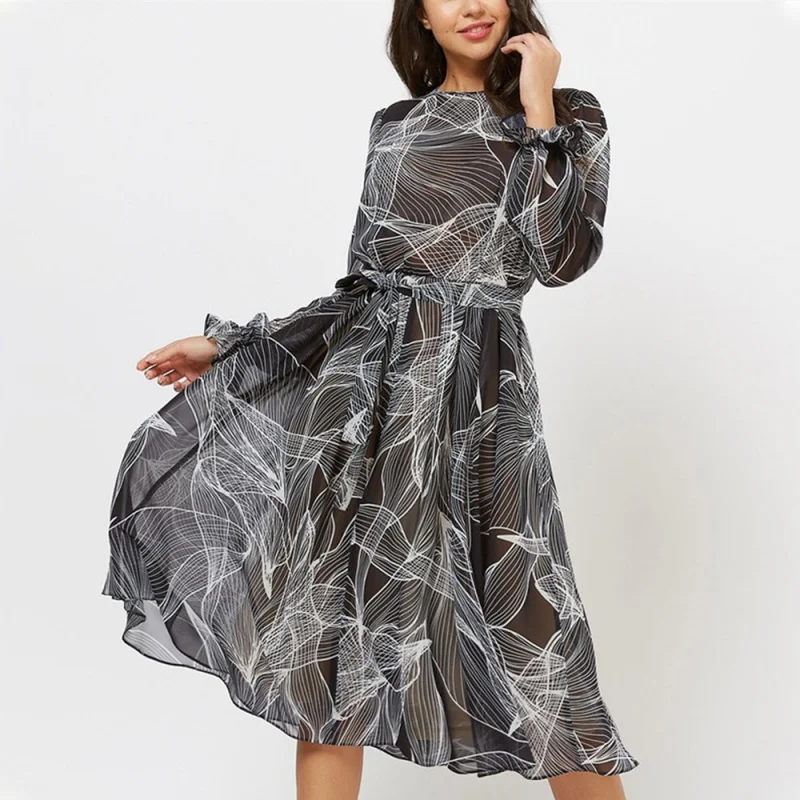 2022Spring New European and American Women's Clothing Dress Long Sleeve Slim Fit Tied Dress
2022Spring New European and American Women's Clothing Dress Long Sleeve Slim Fit Tied Dress
