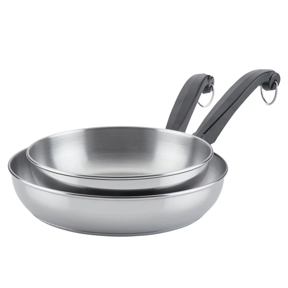 Cookware set, stainless steel frying pan set, can heat quickly and evenly, and can be cleaned quickly and conveniently
Cookware set, stainless steel frying pan set, can heat quickly and evenly, and can be cleaned quickly and conveniently