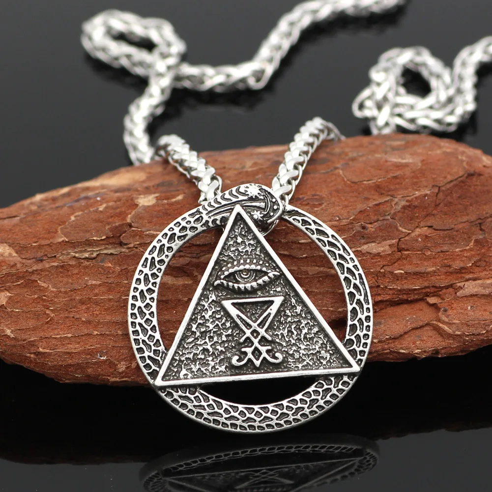 Satanic Necklace for Men Stainless Steel Vking Necklace Punk Pendant Men's Necklaces Heathen Devil Demon
Satanic Necklace for Men Stainless Steel Vking Necklace Punk Pendant Men's Necklaces Heathen Devil Demon