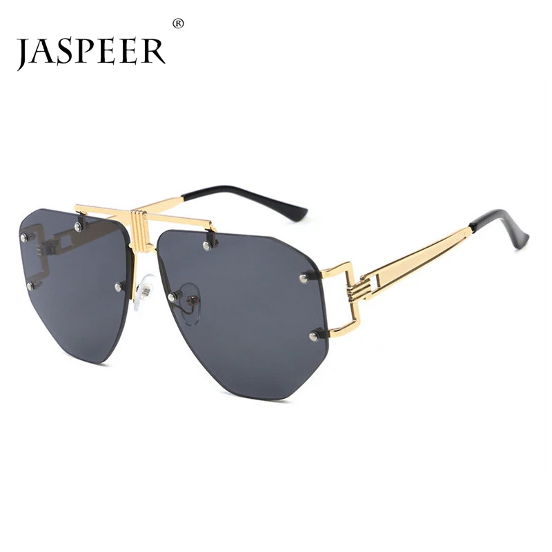 JASPEER Women Ocean Water Lens Metal Oversized Rimless Sun Glasses Female Gradient Sunglasses Polygon Frameless Eyewear UV400
JASPEER Women Ocean Water Lens Metal Oversized Rimless Sun Glasses Female Gradient Sunglasses Polygon Frameless Eyewear UV400
