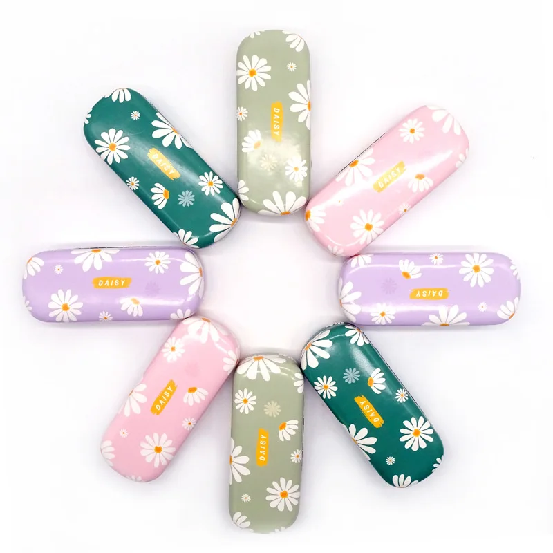 Fashion Metal Glasses Box Portable Hard Eyeglasses Case Cute Printed Glasses Storage Box For Frame Glasses
Fashion Metal Glasses Box Portable Hard Eyeglasses Case Cute Printed Glasses Storage Box For Frame Glasses