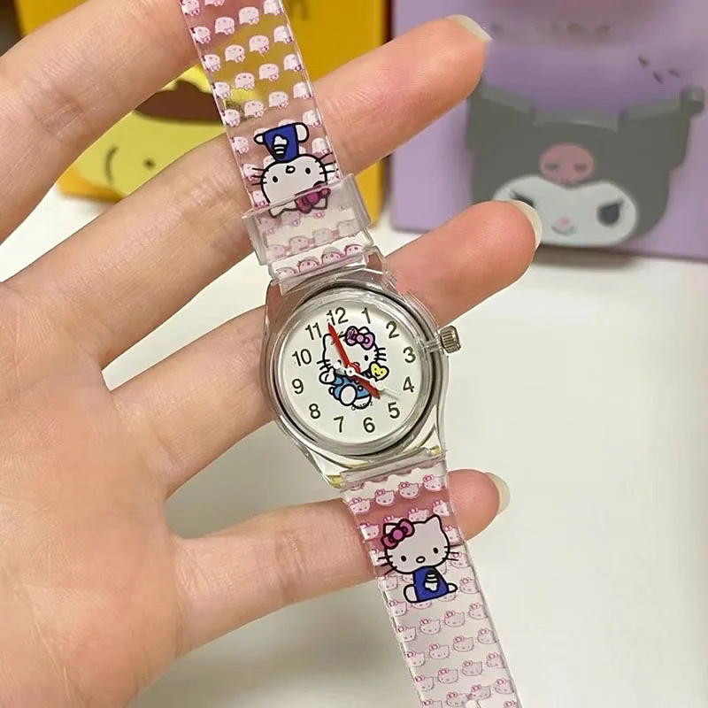 New Kuromi Cinnamoroll Pochacco Cartoon Anime Series Sanrioed Watch Cute Girl Heart Electronic Watch Plish Toy Gift
New Kuromi Cinnamoroll Pochacco Cartoon Anime Series Sanrioed Watch Cute Girl Heart Electronic Watch Plish Toy Gift