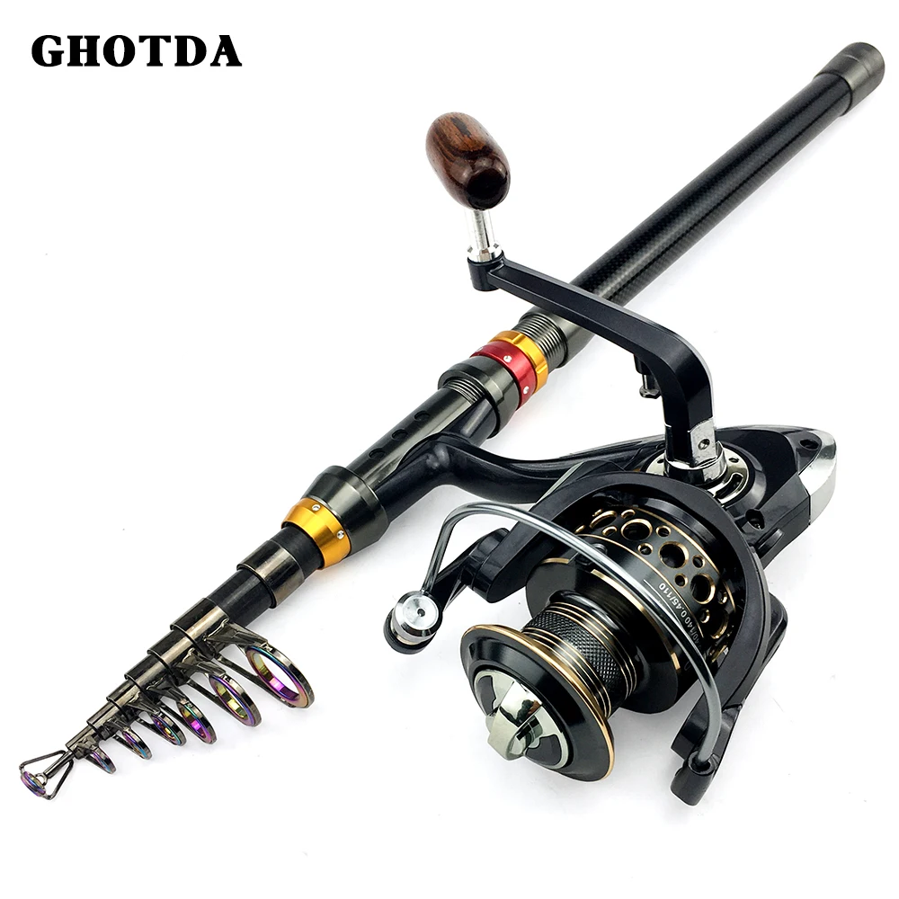 Telescopic Fishing Rod Combo and Reel Kit Spinning Fishing Reel Gear Pole Set Fishing Reel and Rod
Telescopic Fishing Rod Combo and Reel Kit Spinning Fishing Reel Gear Pole Set Fishing Reel and Rod