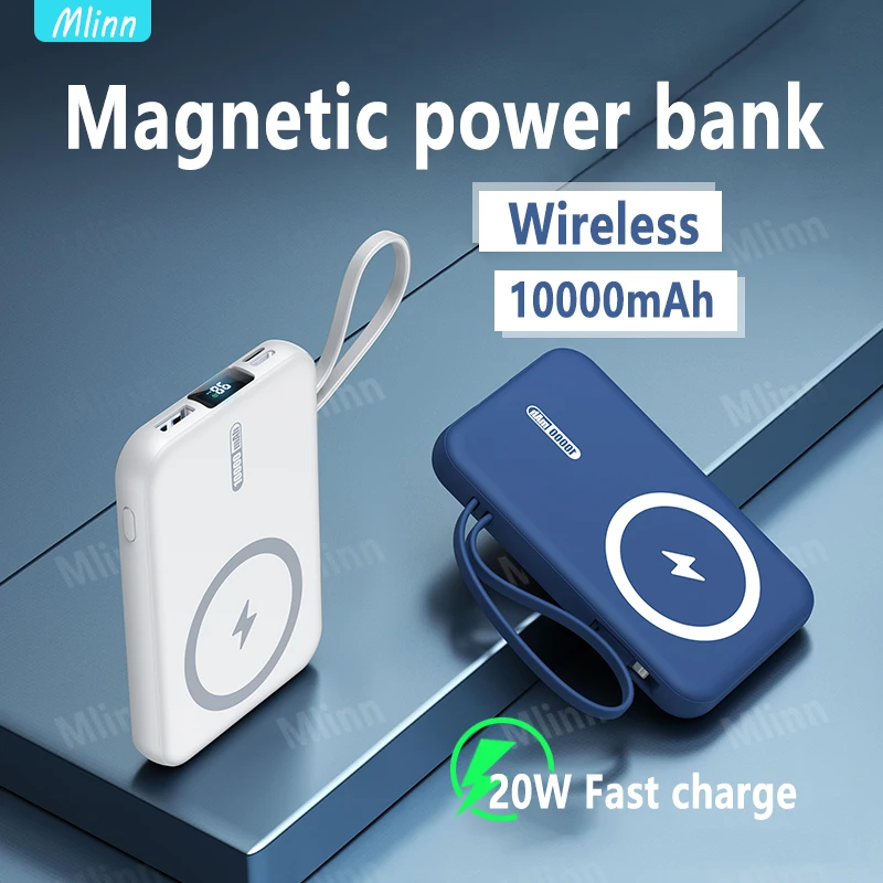 10000mAh 15W Fast Charger Magnetic Wireless Power Bank Mobile Phone For iPhone 13 Protable powerbank External auxiliary battery
10000mAh 15W Fast Charger Magnetic Wireless Power Bank Mobile Phone For iPhone 13 Protable powerbank External auxiliary battery