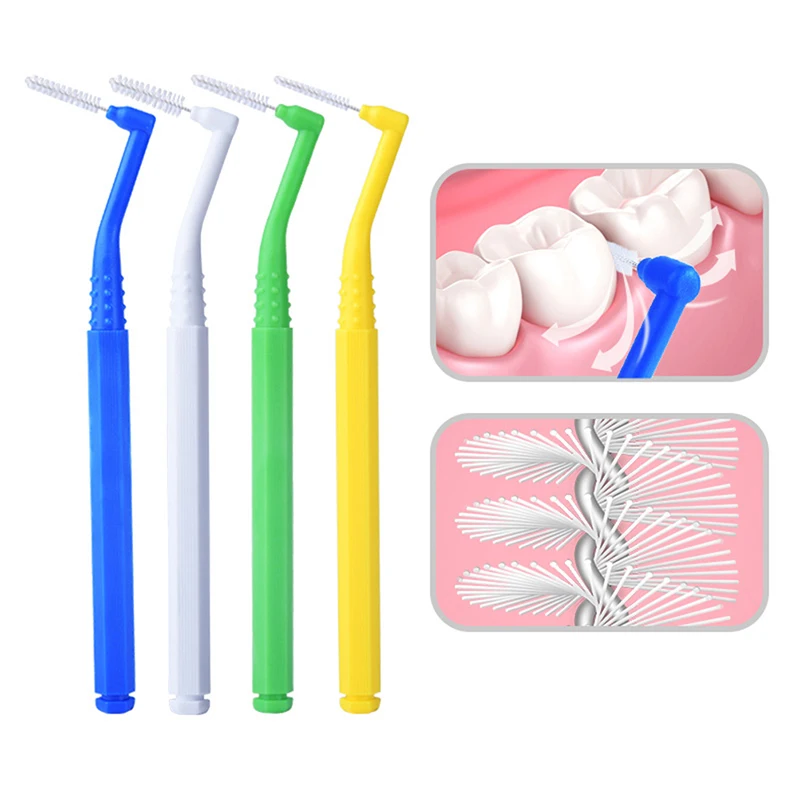 5 Pcs Curved Toothbrush Correction Tooth Gap Dental Floss L-shape Interdental Brush Tooth Cleaning Tool Oral Hygiene Care
5 Pcs Curved Toothbrush Correction Tooth Gap Dental Floss L-shape Interdental Brush Tooth Cleaning Tool Oral Hygiene Care