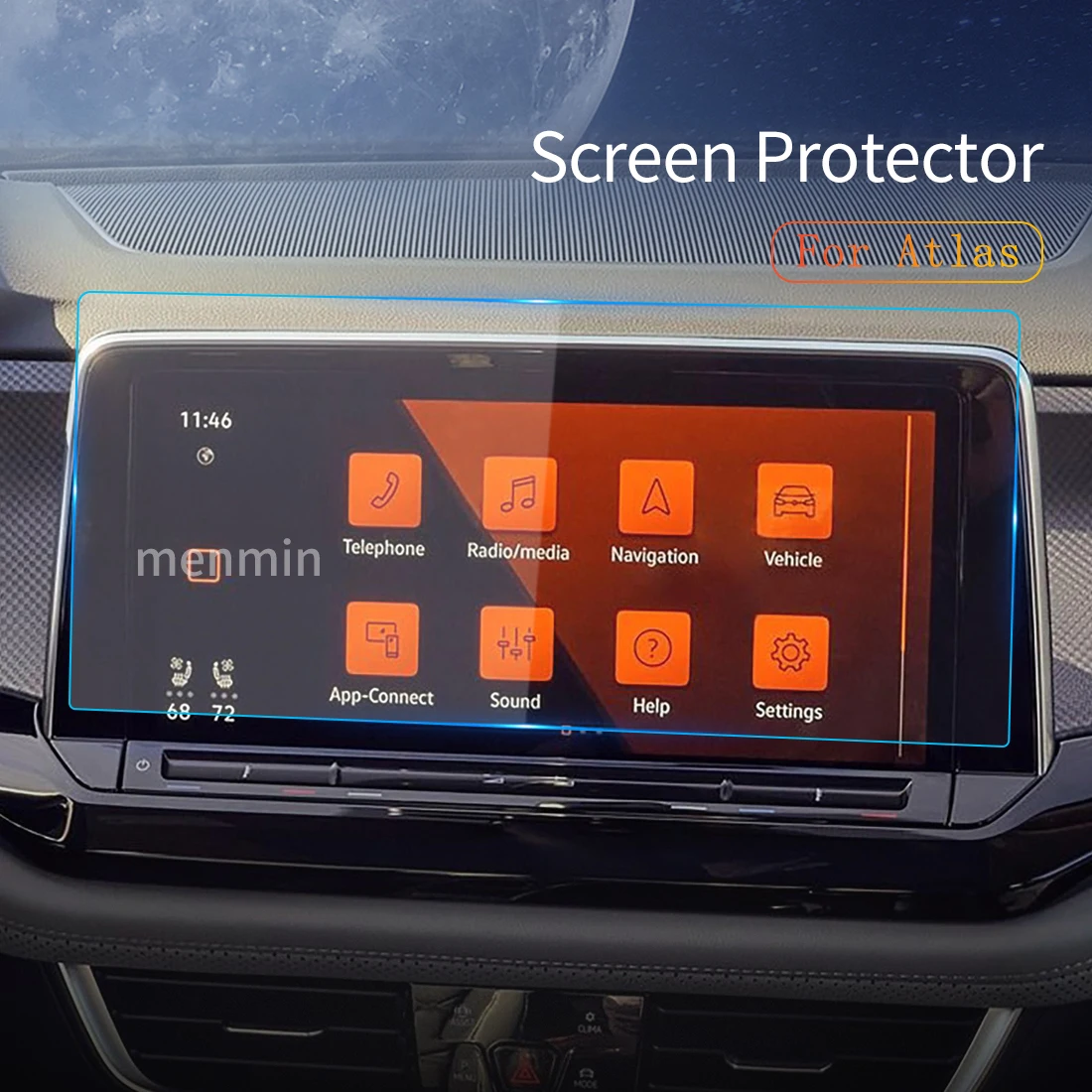 Car Sticker Screen Protector For VW Atlas 2024 Display Tempered Glass Protective Film Navigation Automotive Accessories 10inch
Car Sticker Screen Protector For VW Atlas 2024 Display Tempered Glass Protective Film Navigation Automotive Accessories 10inch