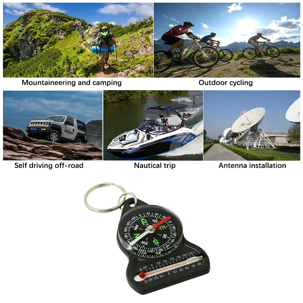 3 in 1 Navigation Tool Thermometer Multifunction Temperature Gauge Keychain Orientation Watch Outdoor Hiking Travel
3 in 1 Navigation Tool Thermometer Multifunction Temperature Gauge Keychain Orientation Watch Outdoor Hiking Travel