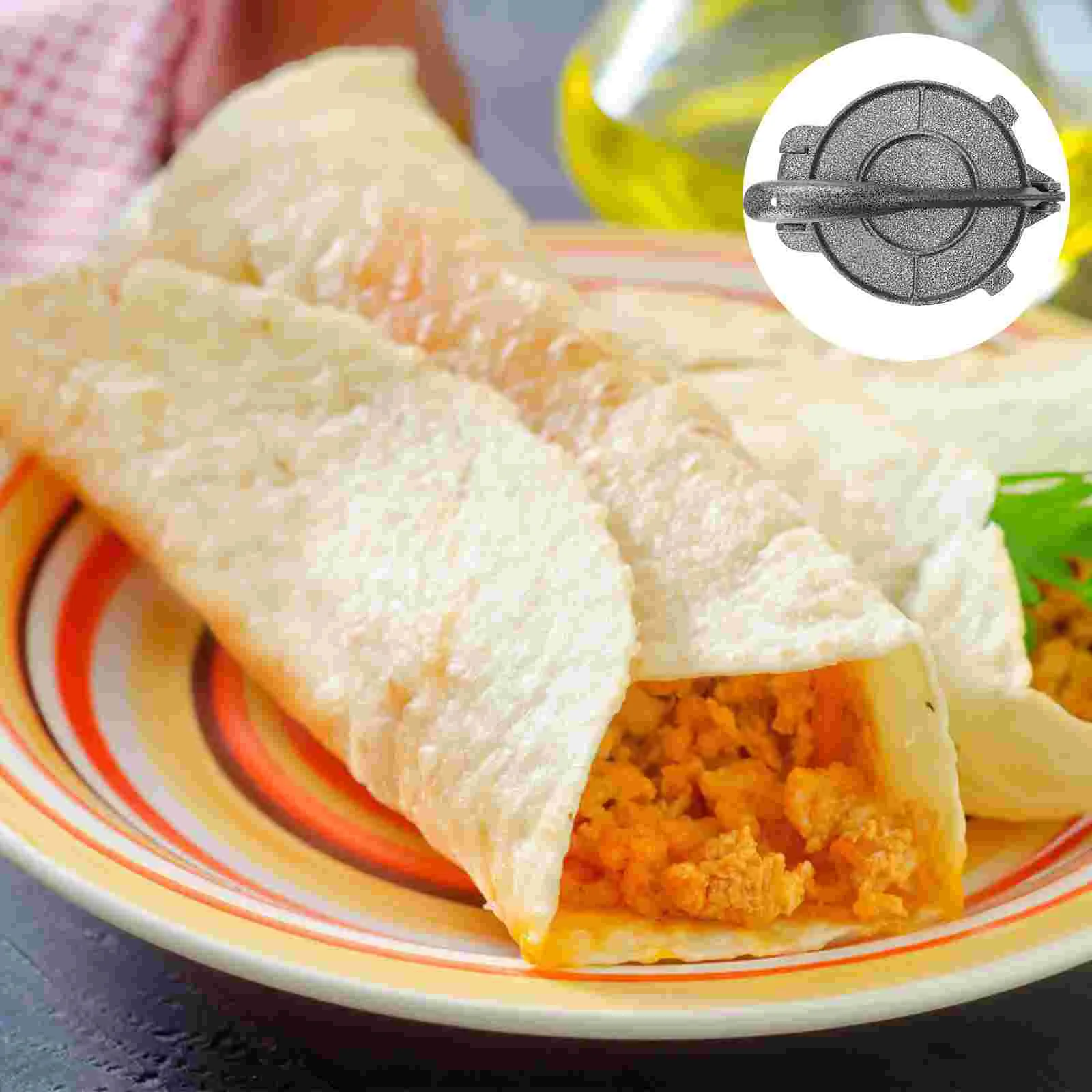 Tortilla Press Maker Dough Presser Dumpling Tool Pressing Machine Flour Roller Wrapper Roti Making Corn Iron Round Mold Pizza
Tortilla Press Maker Dough Presser Dumpling Tool Pressing Machine Flour Roller Wrapper Roti Making Corn Iron Round Mold Pizza