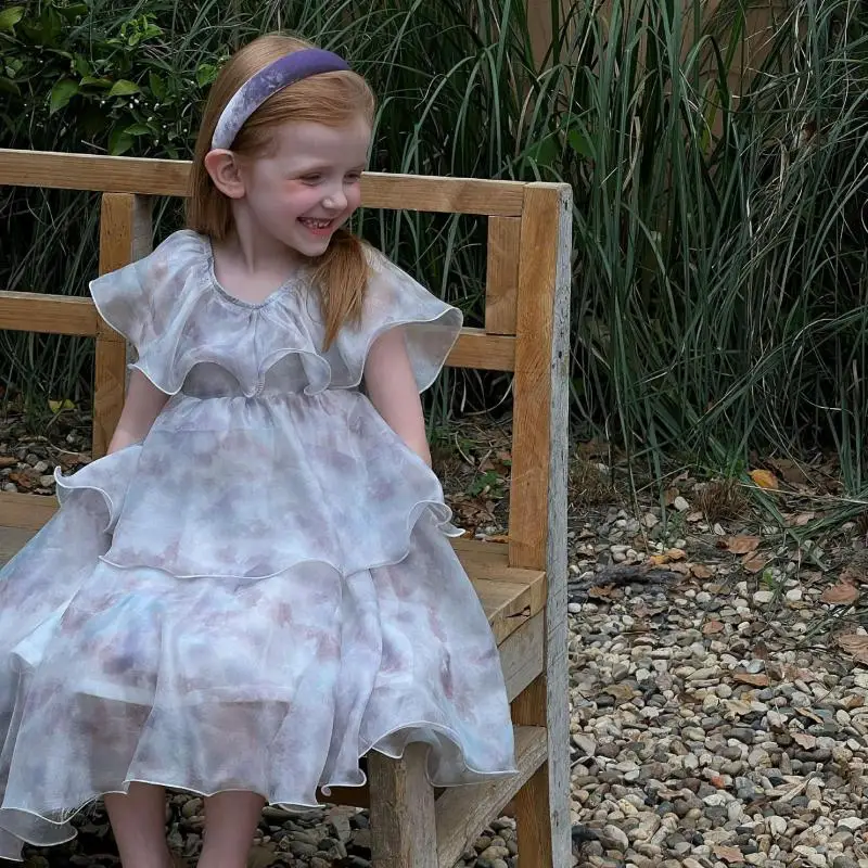 Tie Dyed Children Girls Party Tiered Dresses Voile Ruffle V-Neck Summer Baby Kids Schoolgirl Princess Formal Layered Ball Gown
Tie Dyed Children Girls Party Tiered Dresses Voile Ruffle V-Neck Summer Baby Kids Schoolgirl Princess Formal Layered Ball Gown
