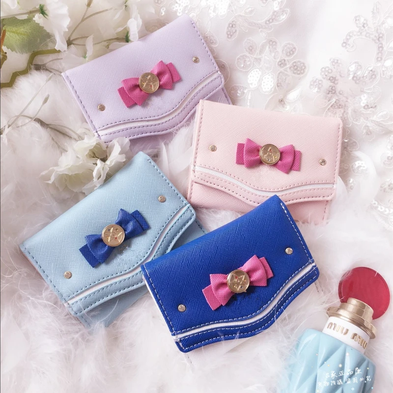 Sailor Moon Women's Purse Girl Cartoon Cute Color Bow Sailor Moon Short PU Wallet Large Capacity Money Clip Card Bag Coin Purse
Sailor Moon Women's Purse Girl Cartoon Cute Color Bow Sailor Moon Short PU Wallet Large Capacity Money Clip Card Bag Coin Purse