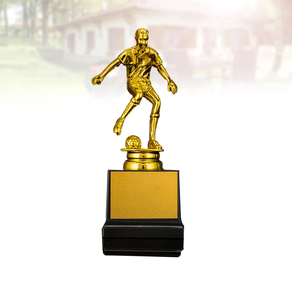 

Soccer Award Trophy Tournament Competition Trophy Goldstar Award Championship Cup Tabletop Figure for ( Golden )