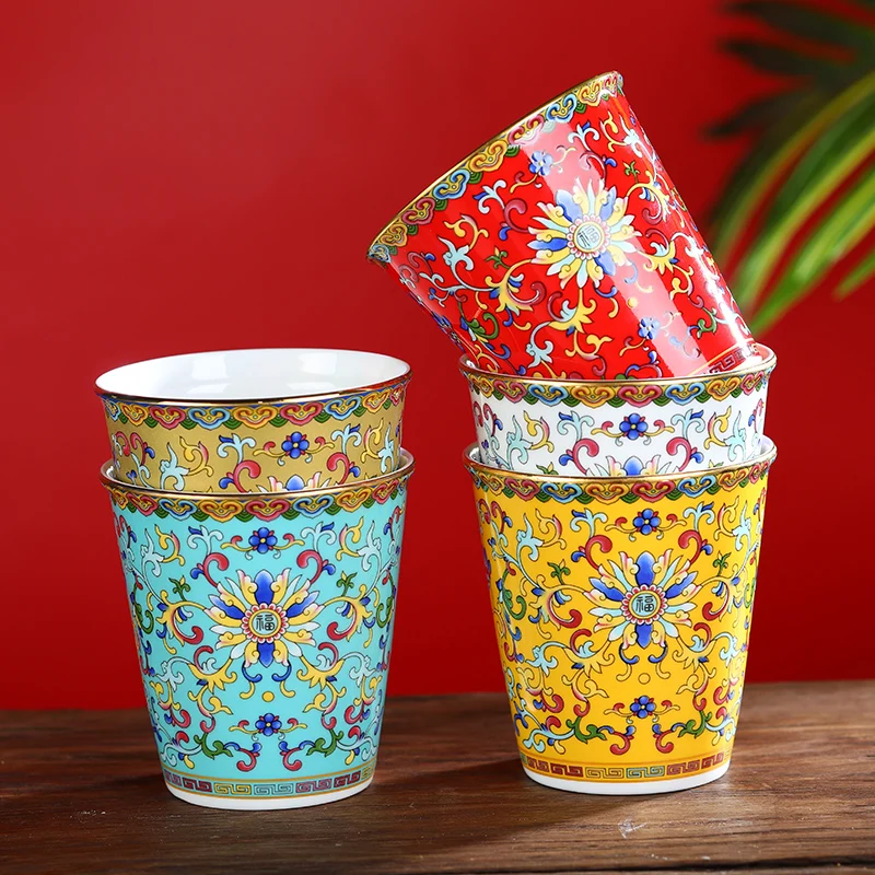 Milk tea ceramic cup Chinese coffee cup enamel color household Coke Cup ins style high value drink cup wine cup
Milk tea ceramic cup Chinese coffee cup enamel color household Coke Cup ins style high value drink cup wine cup