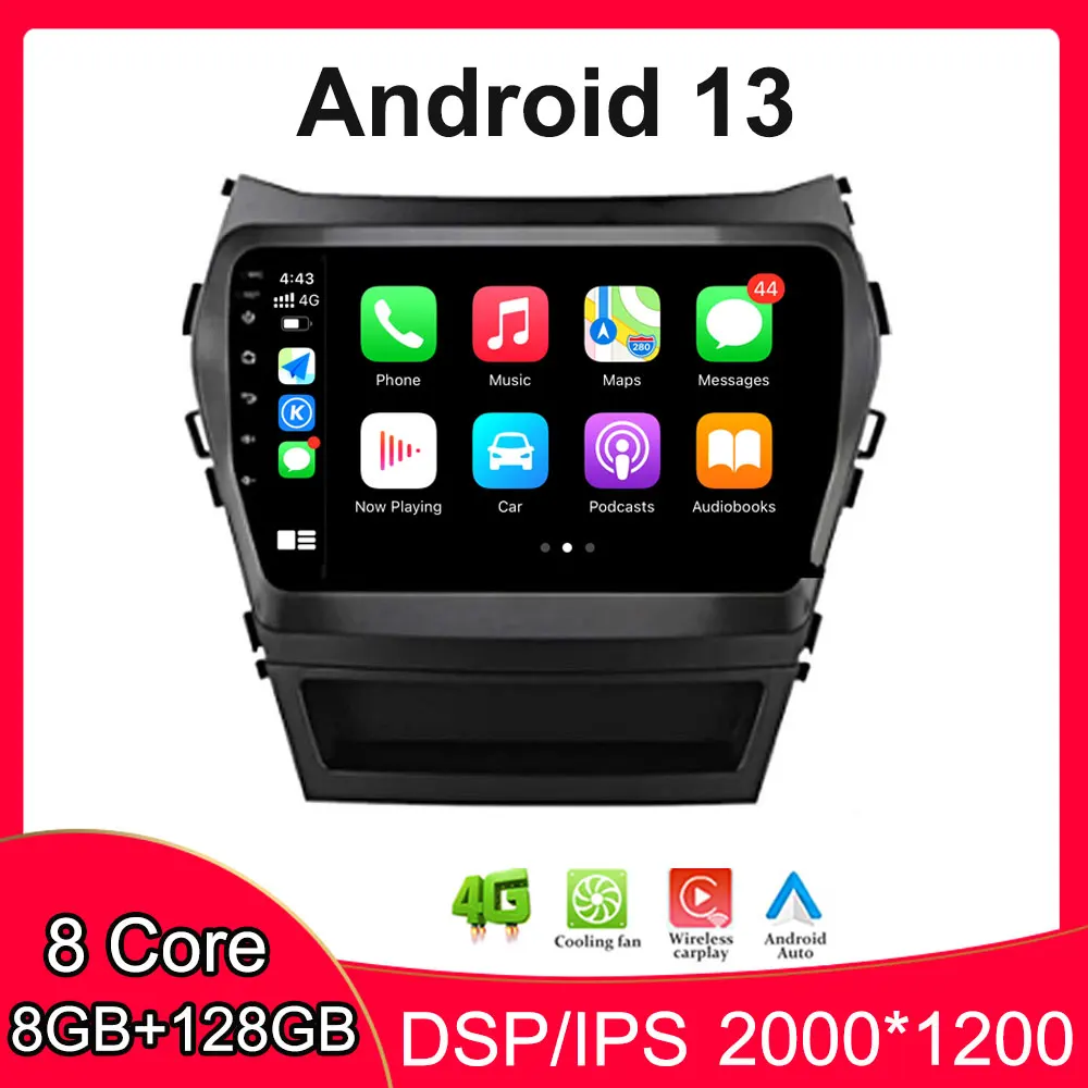Android 13 Carplay Car Radio Multimedia Stereo Player WiFi GPS Navigation For Hyundai Santa Fe3 2013 - 2016
Android 13 Carplay Car Radio Multimedia Stereo Player WiFi GPS Navigation For Hyundai Santa Fe3 2013 - 2016