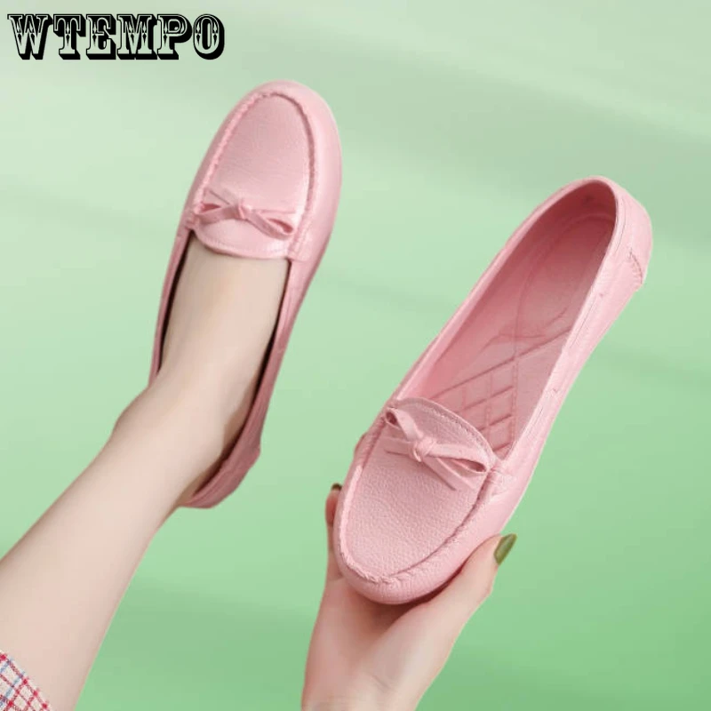 WTEMPO Women's Flat Shoes Ballet Flats Shallow Mouth Casual Single Shoes Butterfly-knot Slip on Soft Sole Ladies Footwear
WTEMPO Women's Flat Shoes Ballet Flats Shallow Mouth Casual Single Shoes Butterfly-knot Slip on Soft Sole Ladies Footwear