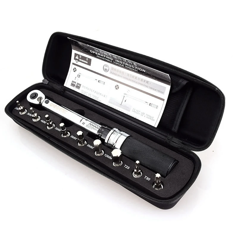 WISRETEC Torque Wrench 1/4Inch DR 1-25Nm Adjustable Bike Torque Wrench Set Ratchet For Heads Ratchet Ratchet Socket Wrench
WISRETEC Torque Wrench 1/4Inch DR 1-25Nm Adjustable Bike Torque Wrench Set Ratchet For Heads Ratchet Ratchet Socket Wrench