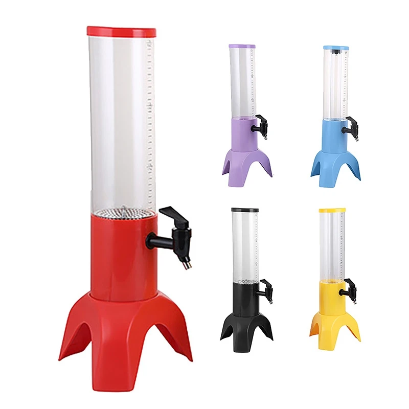 1.5L Beer Dispenser Tower Easy Clean Integrated Tap With Ice Tube And LED Light Clear Beverage Tower Dispenser
1.5L Beer Dispenser Tower Easy Clean Integrated Tap With Ice Tube And LED Light Clear Beverage Tower Dispenser