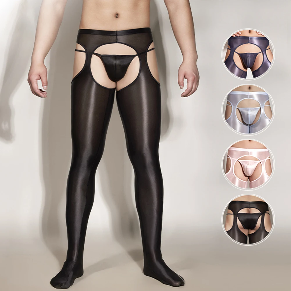 Men Sexy Pantyhose Oil Shiny See Through Glossy Stockings Open Long Pants Male Sexy Transparent Tights Ice Silk Intimate Tights
Men Sexy Pantyhose Oil Shiny See Through Glossy Stockings Open Long Pants Male Sexy Transparent Tights Ice Silk Intimate Tights