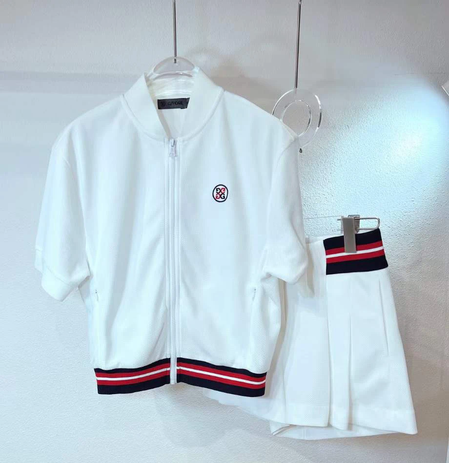 Golf Apparel Ladies Suit Breathable Slim Fit Zipper Short Top Short Skirts Sports Quick Dry
Golf Apparel Ladies Suit Breathable Slim Fit Zipper Short Top Short Skirts Sports Quick Dry