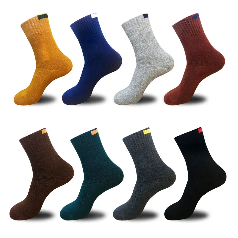 8 pairs Men's cotton socks autumn/winter new adult solid color medium tube socks thickened winter men's business woolen socks
8 pairs Men's cotton socks autumn/winter new adult solid color medium tube socks thickened winter men's business woolen socks
