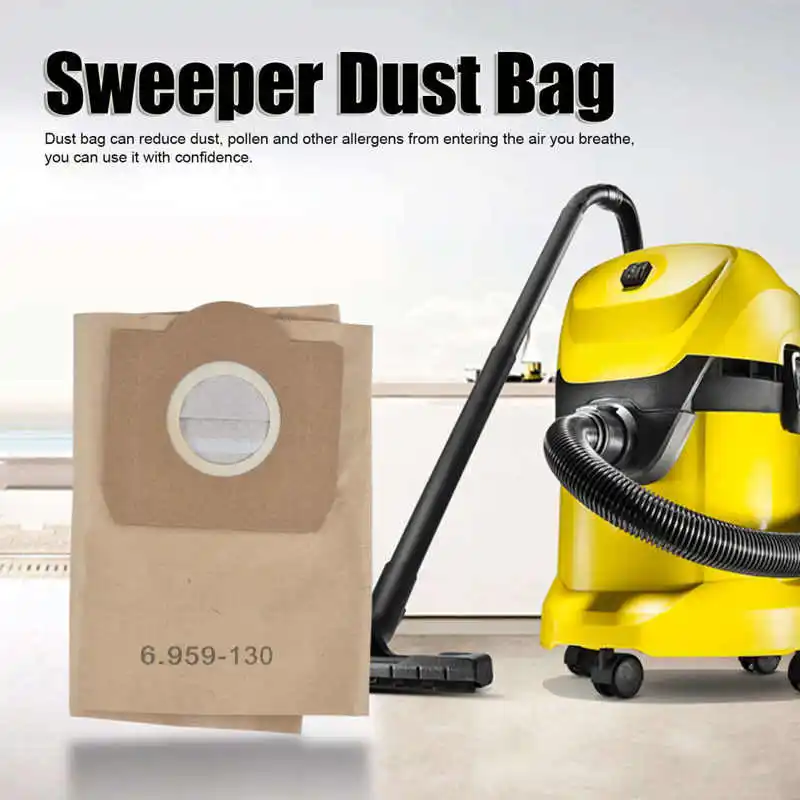 5Pcs Vacuum Cleaner Dust Bag Vacuum Cleaner Accessory Fit for Karcher 6.959‑130.0 WD3200 WD3300 WD3500 Vacuum Cleaner Accessory
5Pcs Vacuum Cleaner Dust Bag Vacuum Cleaner Accessory Fit for Karcher 6.959‑130.0 WD3200 WD3300 WD3500 Vacuum Cleaner Accessory