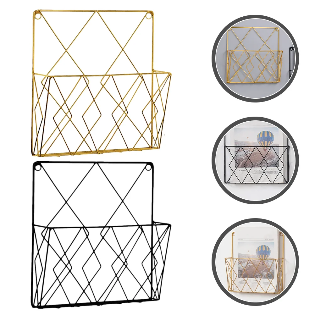 Wall Organizer Magazine File Rack Hanging Holder Mail Mount Wire Mounted Storage Sorter Files Basket Mesh Bin Paper Pocket Book
Wall Organizer Magazine File Rack Hanging Holder Mail Mount Wire Mounted Storage Sorter Files Basket Mesh Bin Paper Pocket Book