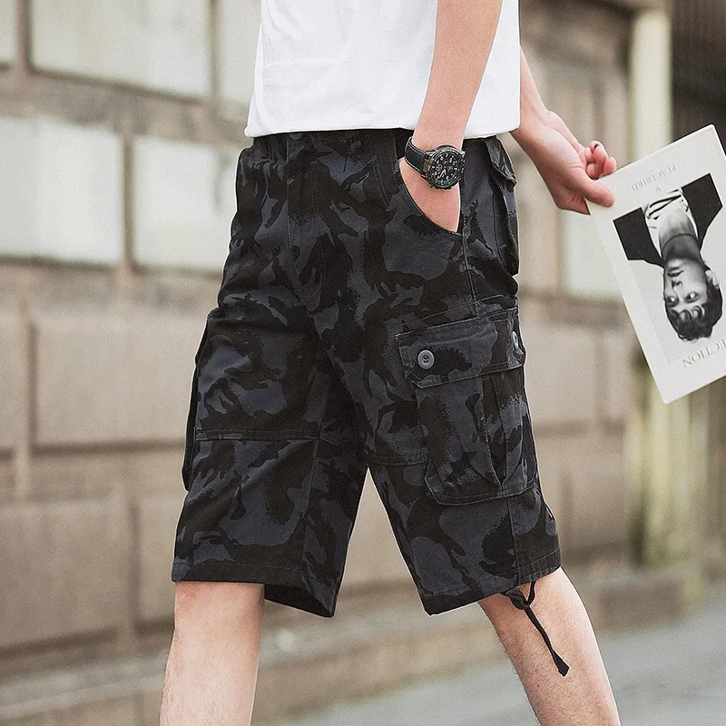 Summer Men's Shorts Camouflage Camo Cotton Multi-Pocket Baggy Bermuda Streetwear Military Tactical Work Shorts Cargo Shorts
Summer Men's Shorts Camouflage Camo Cotton Multi-Pocket Baggy Bermuda Streetwear Military Tactical Work Shorts Cargo Shorts