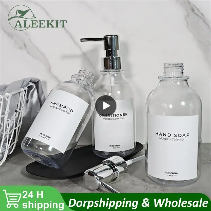 1~10PCS 300/500ml Soap Dispenser for Bathroom Large Capacity Shampoo Shower Gel Bottles Refillable Lotion Liquid Storage
1~10PCS 300/500ml Soap Dispenser for Bathroom Large Capacity Shampoo Shower Gel Bottles Refillable Lotion Liquid Storage
