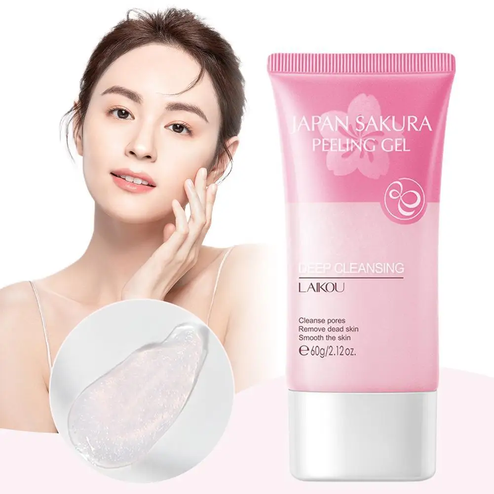 

Blossom Exfoliating Gel Facial Scrub Remove Dead Skin Blackhead Acne Treatment Whitening Moisturizing Smooth Skin Care