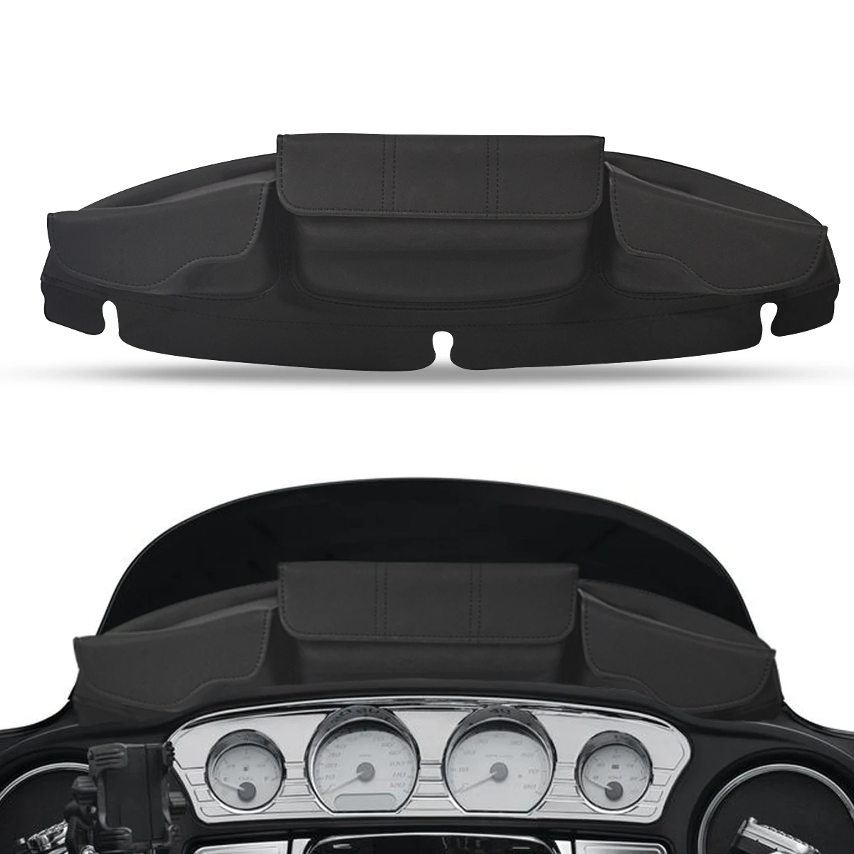 Accessories For Harley Touring Electra Street Glide 2014-2023 Motorcycle 3 Pocket Windshield Batwing Fairing Pouch Bag
Accessories For Harley Touring Electra Street Glide 2014-2023 Motorcycle 3 Pocket Windshield Batwing Fairing Pouch Bag