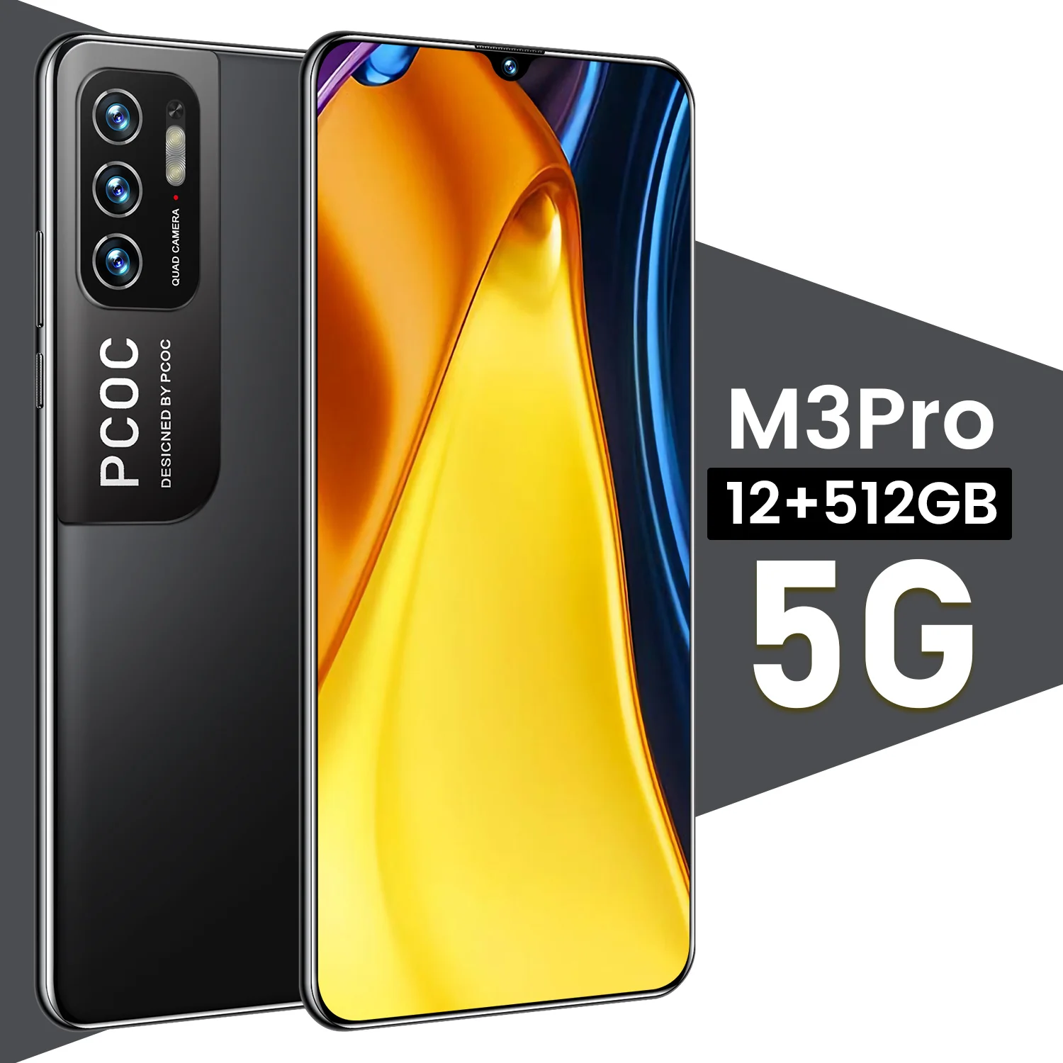 Smartphone M3 Pro 12GB+512GB Android 10 Global version Mobile Phone 4G/5G Unlocked 6.72inch Cellphones Telefonos Celulares
Smartphone M3 Pro 12GB+512GB Android 10 Global version Mobile Phone 4G/5G Unlocked 6.72inch Cellphones Telefonos Celulares