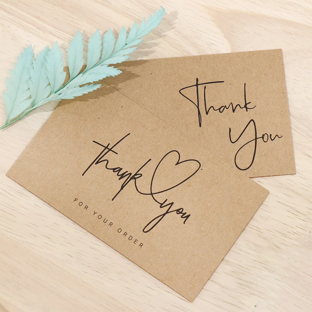 30Pcs Greeting Tags Thank You For Your Order Kraft Paper Card For Small Business For Small Shop Gift DIY Crafts Decoration Card
30Pcs Greeting Tags Thank You For Your Order Kraft Paper Card For Small Business For Small Shop Gift DIY Crafts Decoration Card