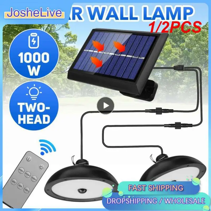 1/2PCS Double Heads Solar Pendant Light Outdoor Indoor Waterproof 60 LED Solar Lamp With Pull Switch Lighting For Garden Flood
1/2PCS Double Heads Solar Pendant Light Outdoor Indoor Waterproof 60 LED Solar Lamp With Pull Switch Lighting For Garden Flood