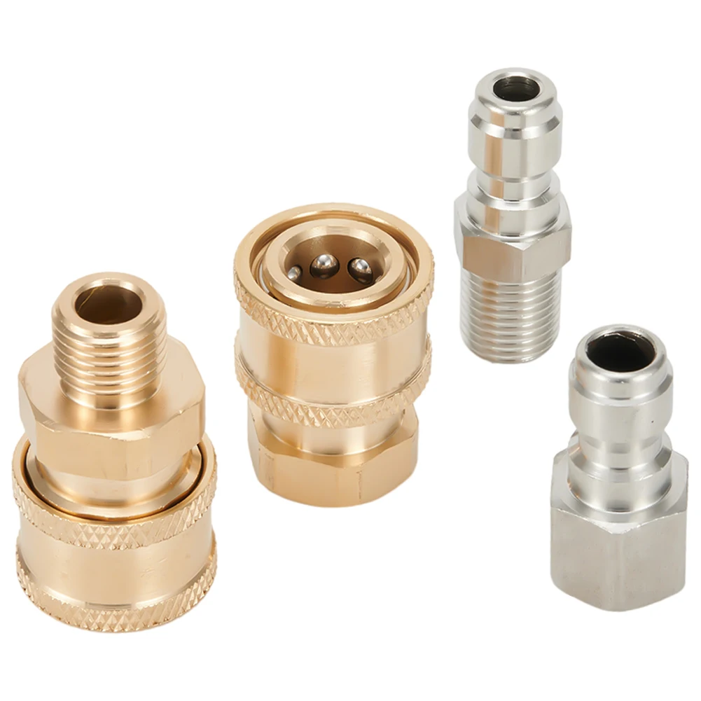 Male Fitting Adapter Quick Connector Garden Yard Copper Male Fitting Pressure Washer Coupling Quickly Disassemble
Male Fitting Adapter Quick Connector Garden Yard Copper Male Fitting Pressure Washer Coupling Quickly Disassemble