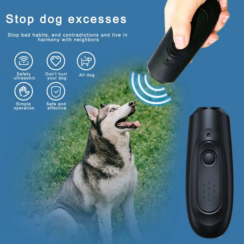 Ultrasonic Dog Repeller Household Dog Training Device Handheld Bark Arrester Repeller Remote Control Security Alarm Protection
Ultrasonic Dog Repeller Household Dog Training Device Handheld Bark Arrester Repeller Remote Control Security Alarm Protection