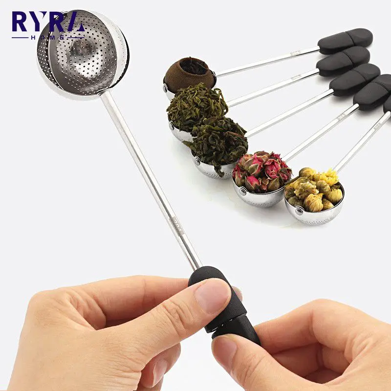 304 Stainless Steel Multifunction Soup Pot Tea Spoon With Soft Handle Rotatable Tea Strainer Tea Drain Filter Mesh For Kitchen
304 Stainless Steel Multifunction Soup Pot Tea Spoon With Soft Handle Rotatable Tea Strainer Tea Drain Filter Mesh For Kitchen