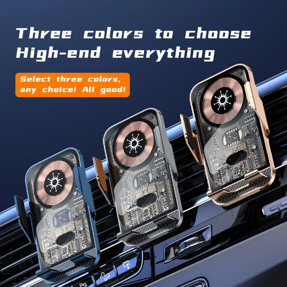 Rotation Mobile Phone Bracket Ultra-thin Wireless Charger Universal Aluminum Alloy Car Phone Holder Car Phone Holder Gold
Rotation Mobile Phone Bracket Ultra-thin Wireless Charger Universal Aluminum Alloy Car Phone Holder Car Phone Holder Gold