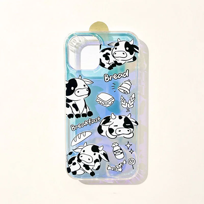 Cute Cartoon Dairy Cattle Laser Mobile Phone Case for IPhone11 12 13 Pro MaxPlus SE14 Silicon
Cute Cartoon Dairy Cattle Laser Mobile Phone Case for IPhone11 12 13 Pro MaxPlus SE14 Silicon