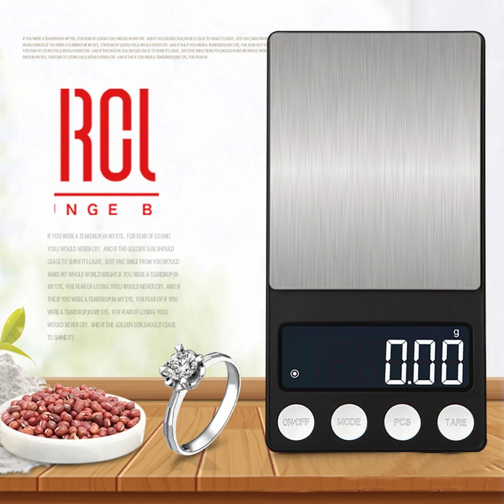 Electronic Jewelry Scale Mini Pocket 0.01g High Precision Digital Balance Gram Kitchen Weight Scale for Gold Medicinal
Electronic Jewelry Scale Mini Pocket 0.01g High Precision Digital Balance Gram Kitchen Weight Scale for Gold Medicinal