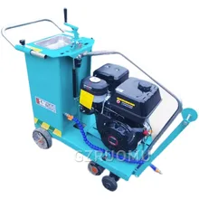 Hand-Push Sub-Concrete Road Cutting Grooving Machine Cement Floor Slotting Diesel Gasoline Concrete Road Carving Slitting Cutter