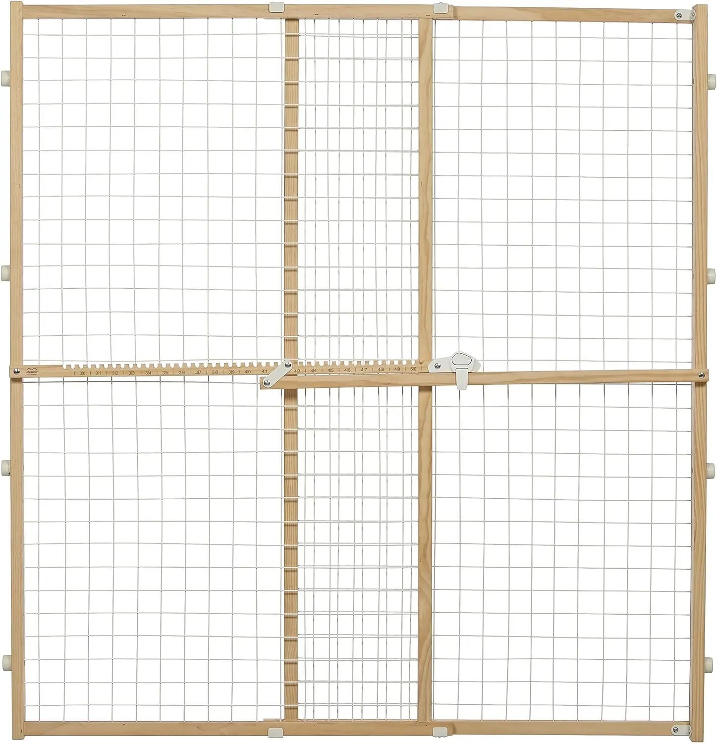 

Wire Mesh Pet Safety Gate, 44 Inches Tall & Expands 29-50 Inches Wide, Large