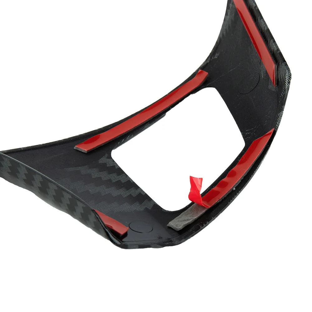 Interior Stickers Steering Wheel Cover ABS Carbon Fiber Interior Plastic Steering Wheel Trim Cover Accessories 1×
Interior Stickers Steering Wheel Cover ABS Carbon Fiber Interior Plastic Steering Wheel Trim Cover Accessories 1×