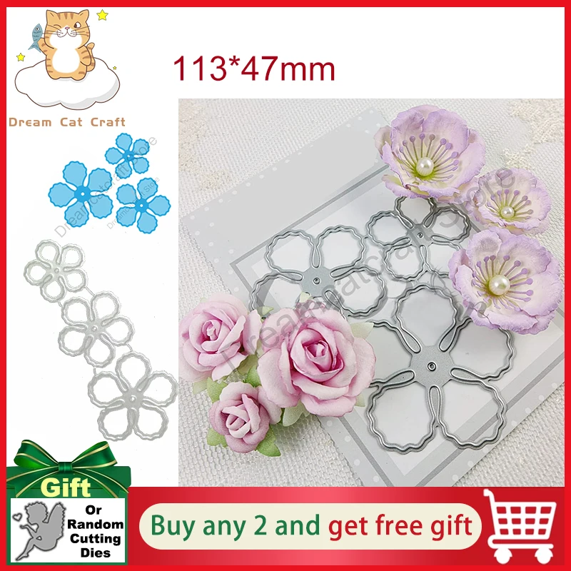 Three Three-dimensional 3D Flowers Plant Metal Cutting Dies DIY Scrapbooking Carbon Craft Die Photo Invitation Cards Decoration
Three Three-dimensional 3D Flowers Plant Metal Cutting Dies DIY Scrapbooking Carbon Craft Die Photo Invitation Cards Decoration
