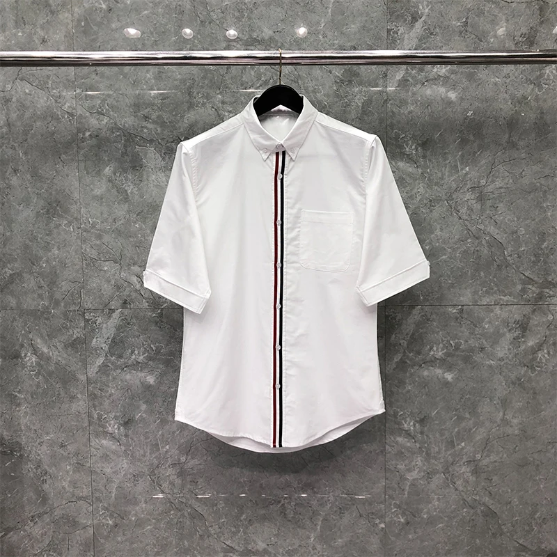 TB THOM Men's Short Sleeve Dress Shirt Solid Slim Fit Casual Business Formal Button Up Shirts with Pocket Classic Men’s Shirt
TB THOM Men's Short Sleeve Dress Shirt Solid Slim Fit Casual Business Formal Button Up Shirts with Pocket Classic Men’s Shirt