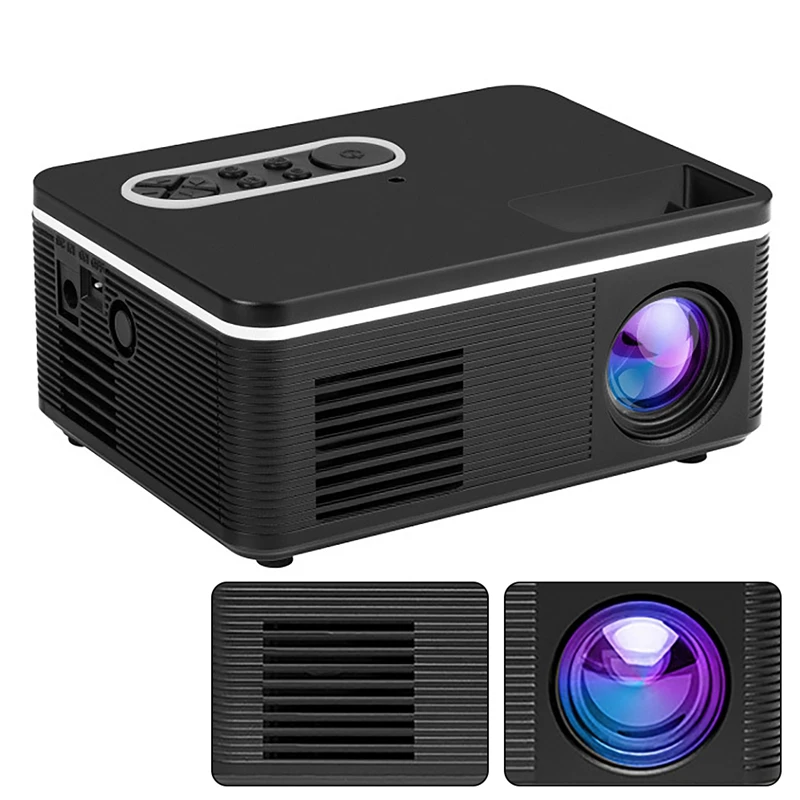 Projector S361 400 Lumens 1080P Household Parent-Child Portable Projector Mini LED TV
Projector S361 400 Lumens 1080P Household Parent-Child Portable Projector Mini LED TV