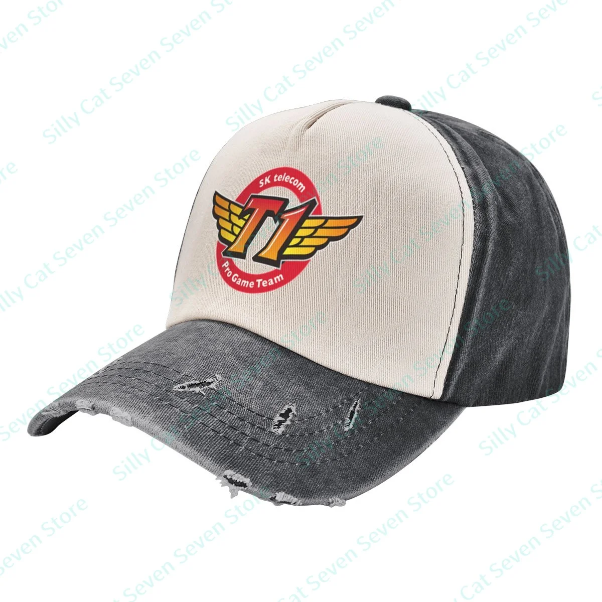 Fashion Skts cowboy Baseball Cap Men Women Vintage adjustable Mixed color stitching Baseball Cap Washed Dad Hat
Fashion Skts cowboy Baseball Cap Men Women Vintage adjustable Mixed color stitching Baseball Cap Washed Dad Hat