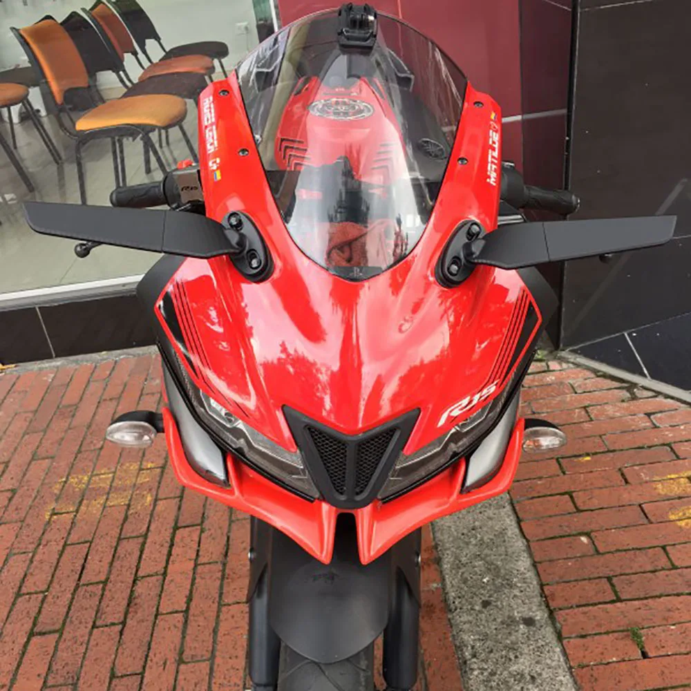 2PCS Motorcycle Mirrors Modified Wind Wing Adjustable Rotating Rearview Mirror For Honda CBR250R CBR300R CBR500R CBR600R CBR650R
2PCS Motorcycle Mirrors Modified Wind Wing Adjustable Rotating Rearview Mirror For Honda CBR250R CBR300R CBR500R CBR600R CBR650R