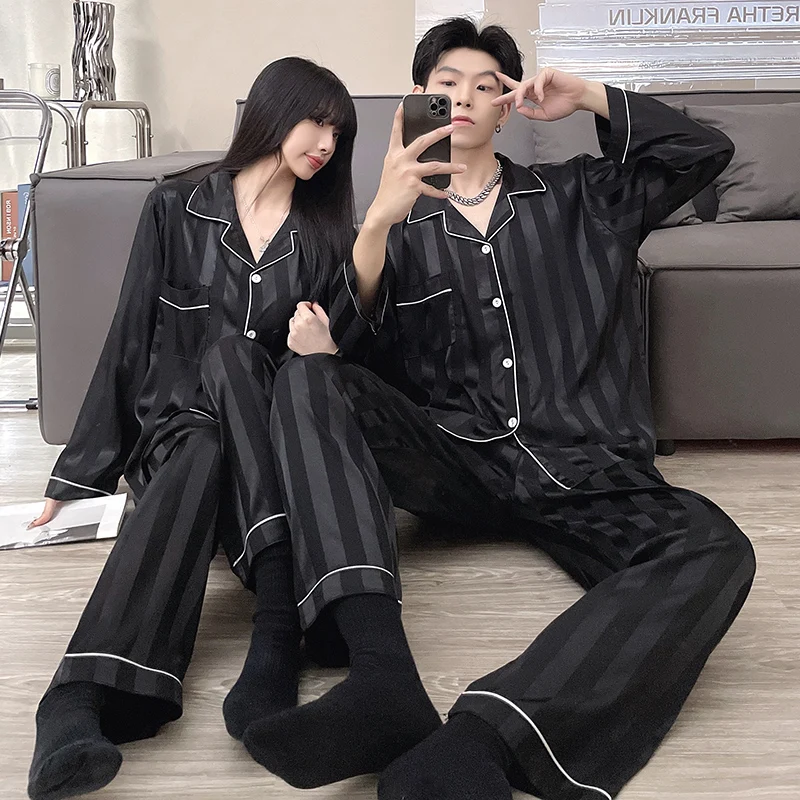 QUHENG Silk Women’s Pajamas Suit for Autumn Winter Homewear Lounge Long Sleeve Clothes Warm Men's Sleepwear Home Clothing
QUHENG Silk Women’s Pajamas Suit for Autumn Winter Homewear Lounge Long Sleeve Clothes Warm Men's Sleepwear Home Clothing