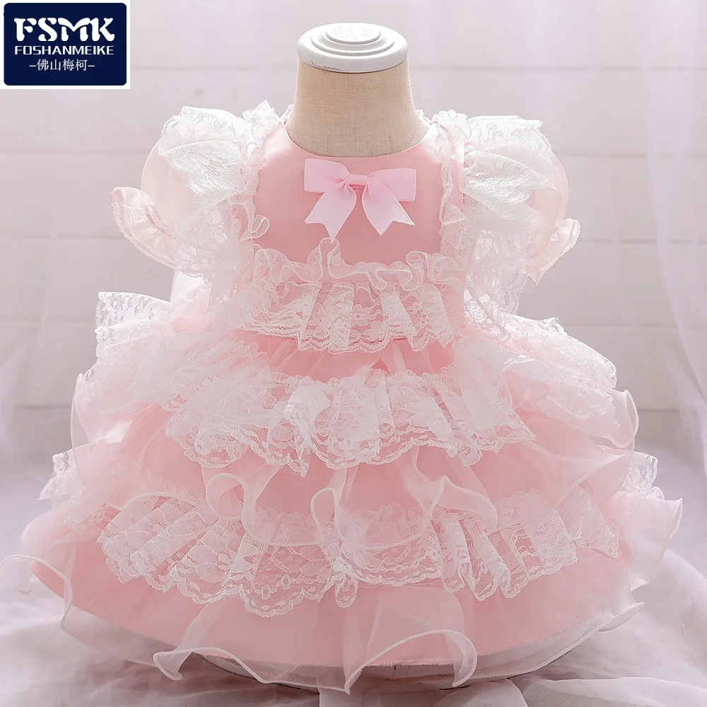 New Baby Girls Lolita Dress Multi-layer Cake Tutu Skirt One-year-old Baby Shower Dress Kids Layered Dress With Bow 2-7 Years old
New Baby Girls Lolita Dress Multi-layer Cake Tutu Skirt One-year-old Baby Shower Dress Kids Layered Dress With Bow 2-7 Years old