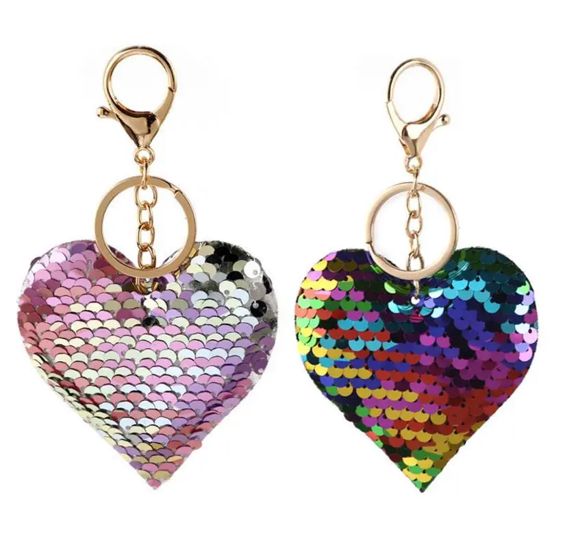 Heart Sequin Keychain Pendant Glitter Key Rings Party Favors Mother's Day Christmas Valentine's Gift for Girls Women 50pcs/L 
Heart Sequin Keychain Pendant Glitter Key Rings Party Favors Mother's Day Christmas Valentine's Gift for Girls Women 50pcs/L