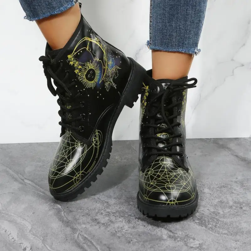 Boots Autumn Winter 2022 Fashion Women's High Top Ytmtloy Lace up Chelsea Round Toe Rubber Botines De Mujer Square Heel Solid
Boots Autumn Winter 2022 Fashion Women's High Top Ytmtloy Lace up Chelsea Round Toe Rubber Botines De Mujer Square Heel Solid